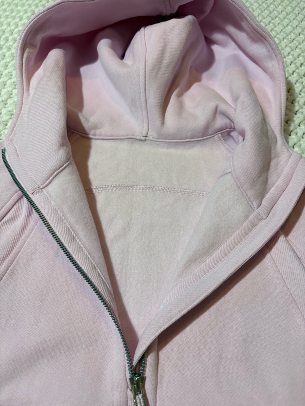 Lululemon meadowsweet pink scuba oversized half zip hoodie size xs/s - Picture 7 of 9